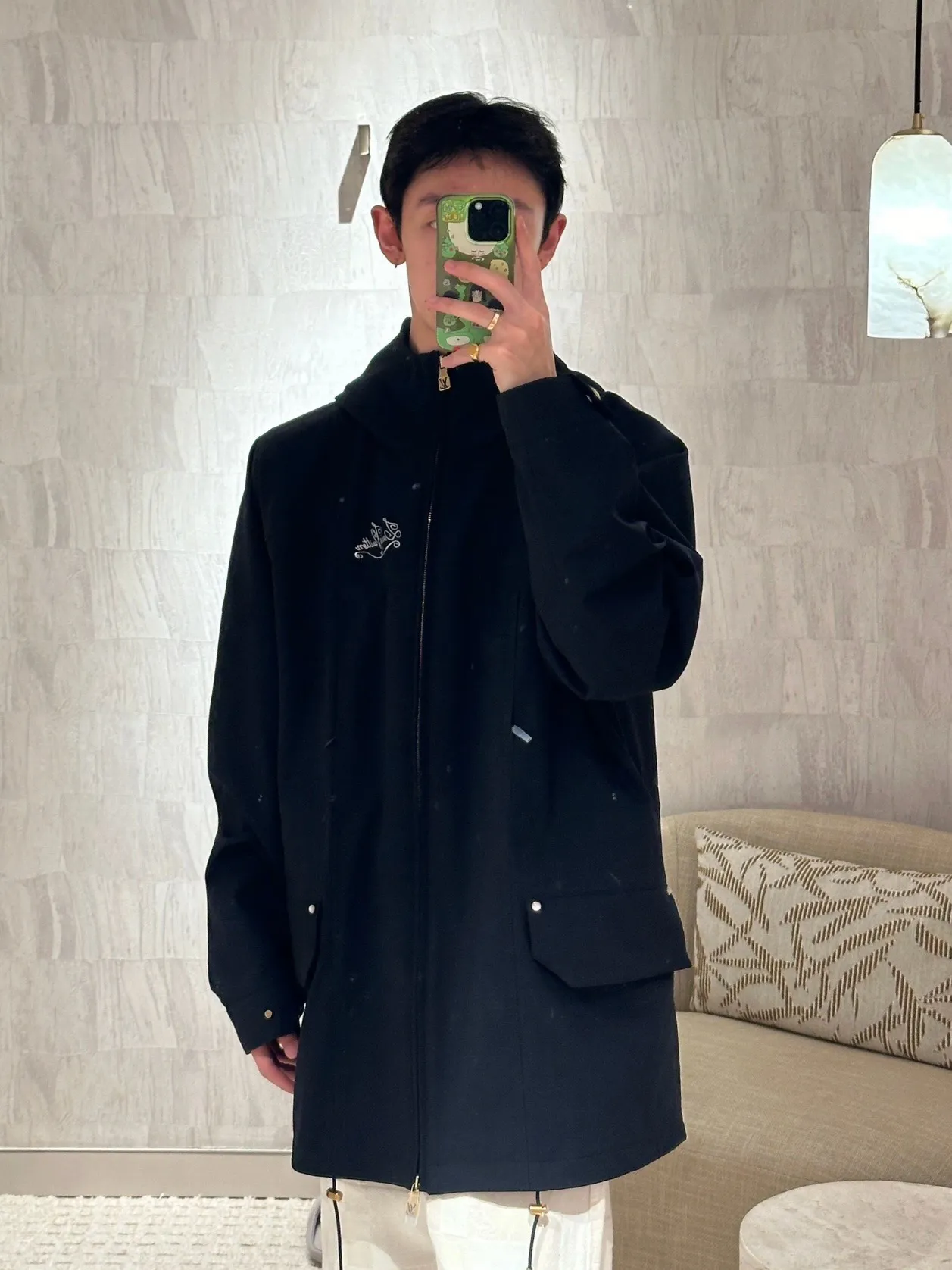 Louis Vuitton 24Fw Maritime Windbreaker Hooded Parka